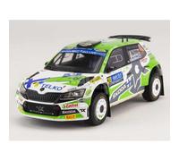 MODÈLE STATIQUE IXO 1/43 SKODA FABIA EVO 20 LINDHOLM RALLY FINLANDE 2022