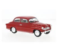 Skoda Octavia Super rouge 1959 1/24 Whitebox
