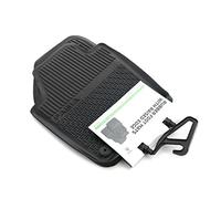 Skoda Rubber Floor Mats, 2 x Front Rubber Mats, Original Fabia All-Weather Mats, 6V1061551, Black