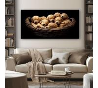 SKOEUI Tableau Decoration Murale Animal Chiot 80x120 cm Impression Sur Toile Animal de compagnie Golden Retriever sur Cadre en Bois Grande Affiche Peinture pour Décoration D'Intérieur Maison