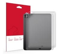skoko Lot de 2 protections arrière transparentes mates compatibles avec iPad Pro 13 M4 2024, installation facile, compatible avec la peau et les coques