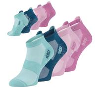 SKOKSY Chaussettes antidérapantes avec ABS - Chaussettes basses unisexes pour homme et femme - pour yoga, pilates, fitness - Lot de 2/4/8 paires, 556 + 639 + 389 + 451, 38-42