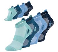 SKOKSY Chaussettes antidérapantes avec ABS - Chaussettes basses unisexes pour homme et femme - pour yoga, pilates, fitness - Lot de 2/4/8 paires, 556 + 639 + 40323 + 70449, 38-42