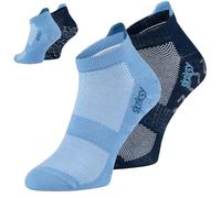 SKOKSY Chaussettes antidérapantes avec ABS - Chaussettes basses unisexes pour homme et femme - pour yoga, pilates, fitness - Lot de 2/4/8 paires, 40323 + 70449, 41-46