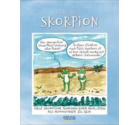 Skorpion 2026: Sternzeichenkalender-Cartoonkalender als Wandkalender im Format 19 x 24 cm.