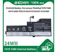 SKOWER 01AV421 batterie interne pour Lenovo ThinkPad T470 T480 T570 T580 TP25 01AV489 01AV420 01AV419 01AV425 01AV427 01AV428 External Battery