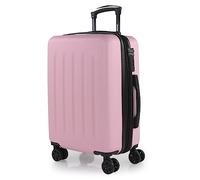 SKPAT - Valise Cabine 55x40x20 Rigide Légère à Roulette 4 Roues Pivotantes avec Cadenas à Combinaison Extensible. Bagage Cabine Idéal pour Voyager en Avion Petite Valise Compacte Compatible avec, Rose