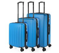 SKPAT - Valises de Voyage Jeu Valises 4 Roues - Jeu de Valises de Voyage - Jeu de Valises de Voyage Légères. Cadenas à Combinaison 175100, Bleu électrique, Bleu électrique, 55 cm + 64 cm + 74 cm,