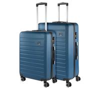 SKPAT - Valises. Lot de Valise Rigides 4 roulettes - Valise Grande Taille, Valise soute Avion, Bagages pour Voyages.Ensemble Valise Voyage. Verrouillage à Combinaison, Bleu Marine