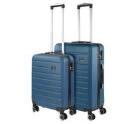 SKPAT - Valises. Lot de Valise Rigides 4 roulettes - Valise Grande Taille, Valise soute Avion, Bagages pour Voyages.Ensemble Valise Voyage. Verrouillage à Combinaison, Bleu Marine