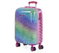SKPAT - Valises pour Enfants, Chariot à Bagages à Main Pliable pour Filles, léger pour Enfants, Bagages à Main - Compatible avec Le Cadenas à Combinaison Ryanair TSA, Fuchsia
