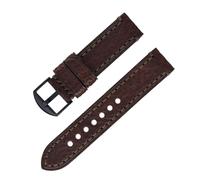 SKPVPOKOYL 18 20 22 24 26mm bracelet de montre de remplacement en cuir accessoires unisexe rétro mode bracelet de sport décontracté