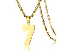 SKQIR Collier en acier inoxydable avec pendentif en forme de numéro de maillot de baseball noir pour garçons, athlètes, collier de sport en acier inoxydable, cadeau de Noël, Nouvel An pour homme, 24