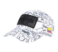 SKR Casquette El Patron Blanche et Noire Streetwear Colombia Medellin Baseball - Mixte