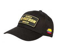 SKR Casquette El Patron Noire Doree Ecusson Reflect Medellin Colombia Baseball - Taille Unique - Noir