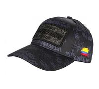 SKR Casquette El Patron Noire et Grise Print Streetwear Colombia Baseball - Taille Unique - Noir