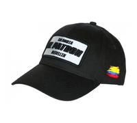 -SKR-Casquette El Patron Noire Patch Reflect Argent Colombia Baseball - Noir Taille unique