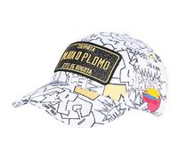 SKR Casquette Plata o Plomo Blanche et Noire Streetwear Colombia Baseball - Mixte