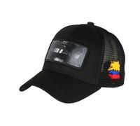 -SKR-Casquette Plata O Plomo Blanche Hologramme Filet Noir Streetwear Cartel - Noir Taille unique