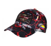 -SKR-Casquette Plata O Plomo El Patron Rouge Hologramme Streetwear - Rouge Taille unique