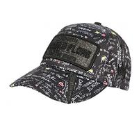 SKR Casquette Plata o Plomo Noire Grise Strass Baseball Collection Capsule