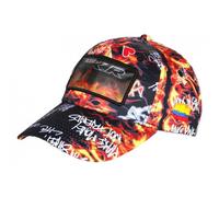 -SKR-Casquette Plata O Plomo Orange Hologramme Fire Streetwear Medellin - Orange Taille unique