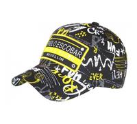 -SKR-Casquette Plata o Plomo Pablo Escobar Jaune et Noire Medellin Baseball - Jaune Taille unique