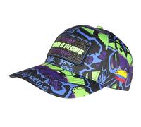 SKR Casquette Plata o Plomo Vert Fluo et Bleue Glitter Colombia Baseball - Taille Unique - Vert