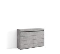 Skraut Home | Commode, Buffet, Armoire | Meuble de Rangement | 114x75x35 cm | Chambre à Coucher, pièce | Armoire à Tiroirs | Style Moderne | Ciment