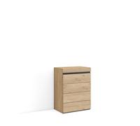 Skraut Home | Commode, Buffet, Armoire | Meuble de Rangement | 57x75x35 cm | Chambre à Coucher, pièce | Armoire à Tiroirs | Style Moderne | Chêne