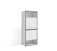 Skraut Home | Meuble à Chaussures | Meuble Rangement Chaussures | 60x145x35 cm | Chambre à Coucher, pièce | Armoire Chaussures | Style Moderne | Blanc