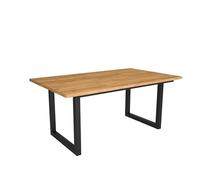 Skraut Home - Table à Manger | 8 Personnes | 170 | Robuste et Stable grâce à sa Structure et aux Pieds Solides | Idéal pour Les rassemblements de Famille | Chêne | Style Industriel