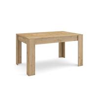 Skraut Home | Table à Manger | Meuble Salle à Manger | 140x90x76 cm | pour 6 Personnes | Meubles de Salon | Style Moderne | Chêne