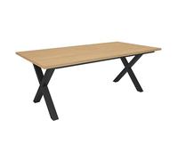 Skraut Home | Table à Manger | Meuble Salle à Manger | 194x90x74 cm | pour 10 Personnes | Meubles de Salon | Style Moderne | Chêne Soft