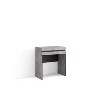 Skraut Home | Table Console d'Entrée | Grand Espace de Rangement | 70x75x35 cm | avec tiroir | Meuble d'appoint | Style Moderne | Ciment