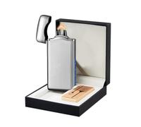 SKRFIRE Briquet électrique à arc plasma coupe-vent rechargeable USB avec indicateur de batterie (argent)