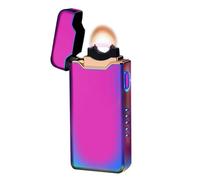 SKRFIRE Briquet électrique Coupe-Vent à Arc Plasma Rechargeable par USB avec indicateur de Batterie (Luxury Multicolore)