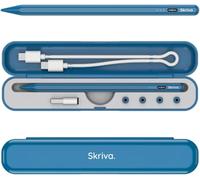 Skriva Stylet Pour Ipad (2018 Et Versions Ultérieures) Avec Étui, Stylet Ipad Pour Écrire Et Dessiner, Rejet De Paume, Fonction D'inclinaison, Charge Rapide, Stockage Magnétique, Appariement
