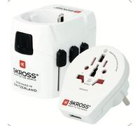 Skross 1302555 Adaptateur de voyage Pro Light 3xUSB World