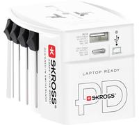 Skross Adaptateur de voyage 1.302974 Universel MUV USB-A+USB-C PD 30W 3 ports Blanc