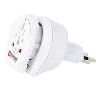 SKROSS - 1.500206-E | Combo Monde vers la Suisse | Adaptateur de Voyage pour Prise Universelle Type J (CH) - Tension et Puissance : 100V - 1000W / 250V - 2500W - Protection Anti Choc Electrique
