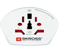 SKROSS - 1.500210-E | Combo Monde vers Australie | Adaptateur de Voyage vers Europe, Australie Chine. 2 Produits en 1 - Tension et Puissance 100V - 1000W / 250V - 2500W - Protection Anti Choc KID SAFE