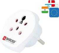 SKROSS | 1.500217-E | Inde Israël Danemark vers Europe | Tension et Puissance : 100V - 1600W / 250V - 4000W - Protection Contre Les Chocs électriques