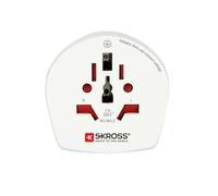SKROSS - 1.500225-E | World to UK | Adaptateur de Voyage Universel pour Le Royaume-Uni - Tension et Puissance 100V - 700W / 250V - 1750W - Protection Anti-Choc électrique