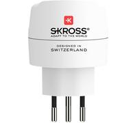Skross 1.500272C-E Adaptateur de voyage SKROSS - Europe to Switzerland Italy Braz Single adapter