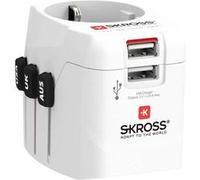 Skross 1302470 Adaptateur de voyage Pro Light USB (2xA) -World