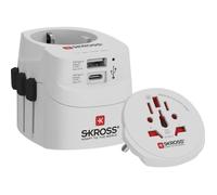 Skross 1302472 Adaptateur de voyage PRO Light USB (AC) - World
