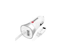 SKROSS 38569 USB Car Charger & Micro USB Cable - pour charger facilement les appareils USB sur l'allume-cigare (12 V)
