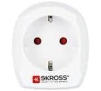 SKROSS Adaptateur de Voyage - France vers Royaume-Uni (UK) - Blanc
