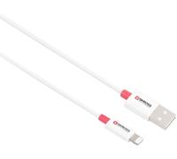 Skross Câble USB USB 2.0 USB-A mâle 1.20 m blanc rond SKCA0004A-MFI120CN